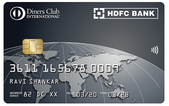 HDFC Bank Diners Club Black Credit Card