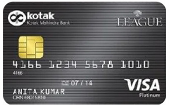 Kotak League Visa Platinum Credit Card