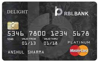 Rbl Bank Platinum Delight Mastercard Credit Card