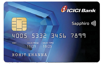 ICICI Bank Sapphiro Visa Credit Card