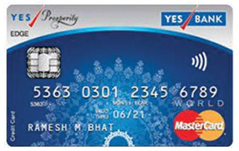 Yes Prosperity Edge Mastercard Credit Card