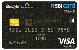 Lifestyle Home Centre Sbi Card Prime Credit Card