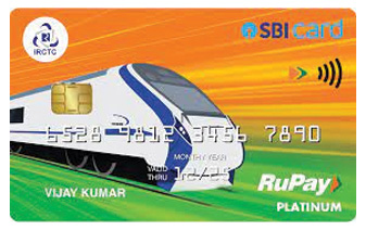 Irctc Sbi Platinum Rupay Card