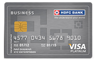HDFC Bank Business Platinum Credit Card Visa