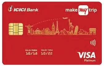 Makemytrip Icici Bank Platinum Credit Card Visa