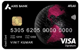 Axis Bank Atlas Visa Credit Card