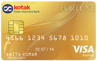 Kotak Fortune Visa Gold Credit Card