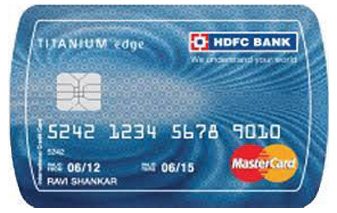 HDFC Bank Titanium Edge Credit Card MasterCard